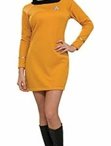 Rubies Star Trek TOS Deluxe Gold Dress
