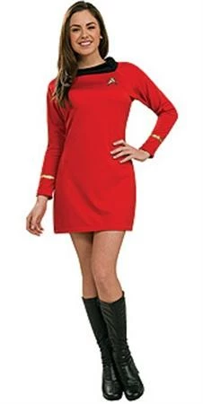 Rubies Star Trek TOS Deluxe Red Dress 3 Rubies Star Trek TOS Deluxe Red Dress