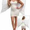 Fun World Wings Feather Angel White 28"