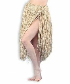 Funny Fashions Raffia Hula Skirt Natural