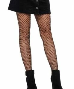 Leg Avenue Fishnet Shimmer Net Gold