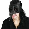 Fun World Masquerade Masks Venetian Raven Matte Black