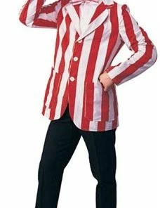 Rubies Roaring 20S Blazer Red-WHT Striped