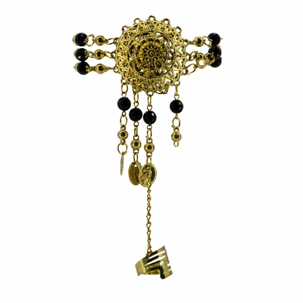 Western Fashion Slave Bracelet Coins & Beads 4 Western Fashion Slave Bracelet Coins & Beads