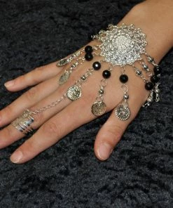 Western Fashion Slave Bracelet Coins & Beads 8 Western Fashion Slave Bracelet Coins & Beads