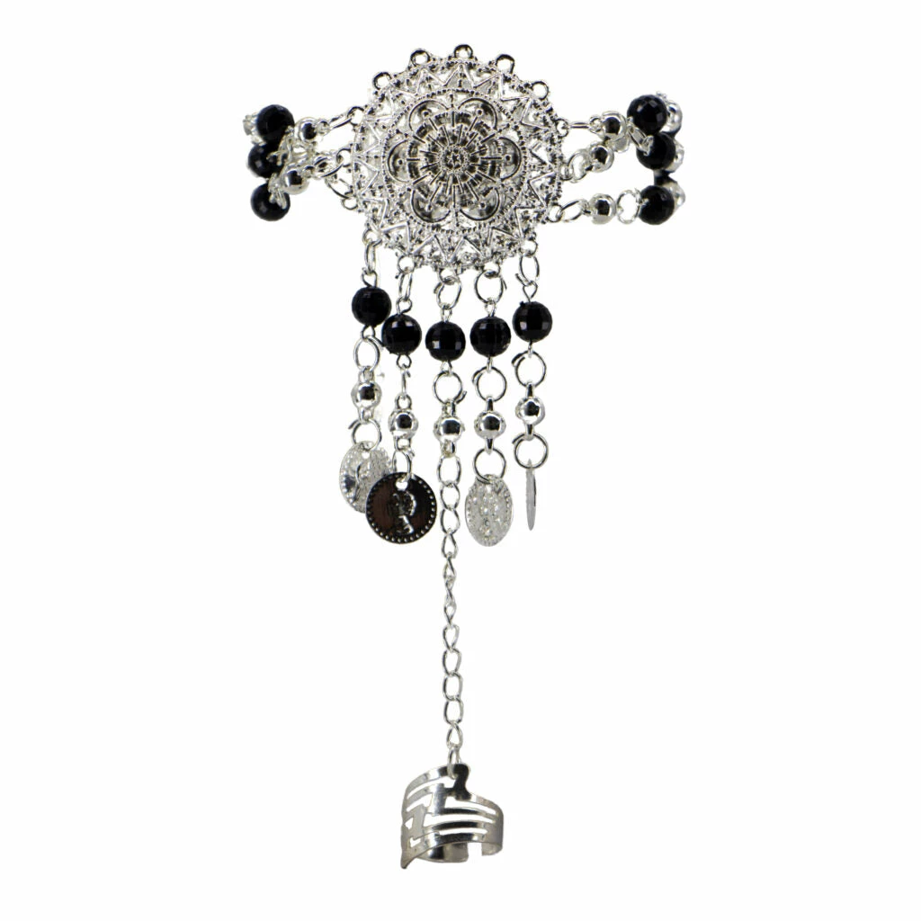 Western Fashion Slave Bracelet Coins & Beads 6 Western Fashion Slave Bracelet Coins & Beads