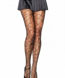 Leg Avenue Hosiery & Lingerie Pantyhose Distressed Net