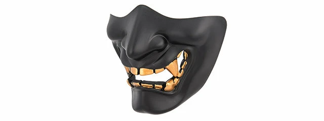 UK Arms Masquerade Masks YOKAI OGRE HALF FACE MASK W/ SOFT PADDING 7 UK Arms Masquerade Masks YOKAI OGRE HALF FACE MASK W/ SOFT PADDING