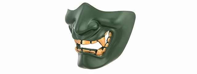 UK Arms Masquerade Masks YOKAI OGRE HALF FACE MASK W/ SOFT PADDING 3 UK Arms Masquerade Masks YOKAI OGRE HALF FACE MASK W/ SOFT PADDING