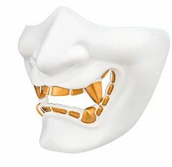 UK Arms Masquerade Masks YOKAI OGRE HALF FACE MASK W/ SOFT PADDING 14 UK Arms Masquerade Masks YOKAI OGRE HALF FACE MASK W/ SOFT PADDING