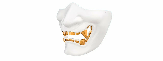 UK Arms Masquerade Masks YOKAI OGRE HALF FACE MASK W/ SOFT PADDING 8 UK Arms Masquerade Masks YOKAI OGRE HALF FACE MASK W/ SOFT PADDING