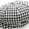 Dorfman Pacific Newsboy Black And White Houndstooth