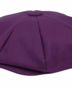 Epoch Fashion Accessory Newsboys, Apple Jacks & Berets Hat Applejack Purple Wool