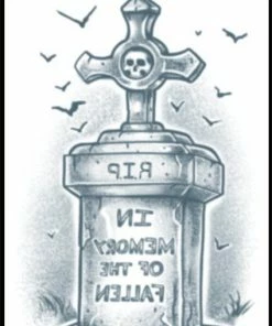 Tinsley Transfers Tombstone Biker