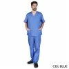 M&M Scrubs Uniforms & Occupations Scrub Set Top/Bottom Ceil Blue