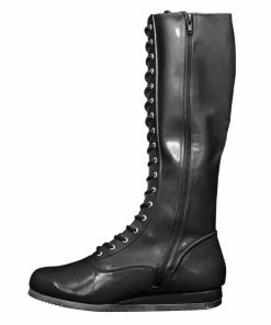 Costume Agent Boots Wrestling Stretch Patent Men's Shoes