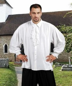 Pirate Dressing Shirt Medieval Ruffle Pirate & Medieval/Renaissance