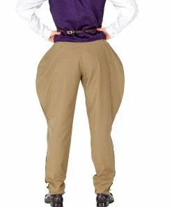 Pirate Dressing Admiral Bartholomew Pants Khaki Steampunk & Victorian