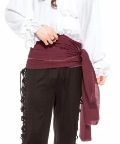 Pirate Dressing Linen Scarf Large