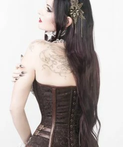 The Corset Company Overbust Corset Brown Steampunk