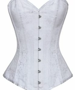 The Corset Company Brocade Overbust White Corsets & Corset Dresses