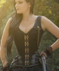 The Corset Company Corsets & Corset Dresses Overbust Cotton Steampunk Corset