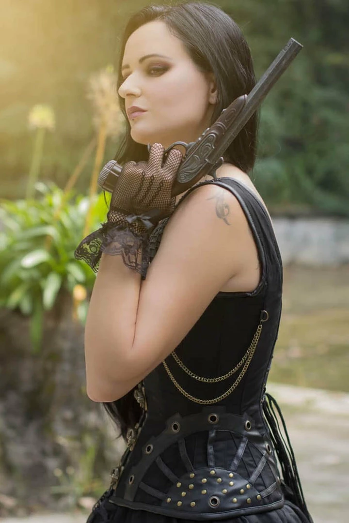 The Corset Company Corsets & Corset Dresses Overbust Cotton Steampunk Corset 4 The Corset Company Corsets & Corset Dresses Overbust Cotton Steampunk Corset