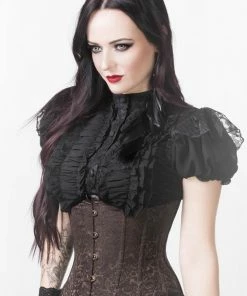 The Corset Company Corset Brown Brocade Underbust Corsets & Corset Dresses