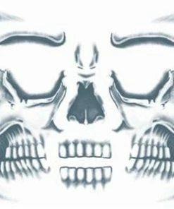 Tinsley Transfers Tattoos & Tattoo Effects Skull Face