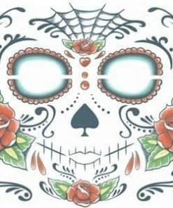Tinsley Transfers Sugar Skull Tattoos & Tattoo Effects