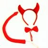 Ivy Trading Inc (Cutie Collections) Devil Set 3 Pc Horns, Tail, Bow Tie 2 Ivy Trading Inc (Cutie Collections) Devil Set 3 Pc Horns, Tail, Bow Tie