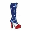 Pleaser Boot Electra 5" Lace Up American Flag 1 Pleaser Boot Electra 5" Lace Up American Flag