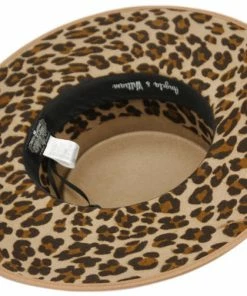 Epoch Fashion Accessory Fedora Leopard Wide Brim 5 Epoch Fashion Accessory Fedora Leopard Wide Brim