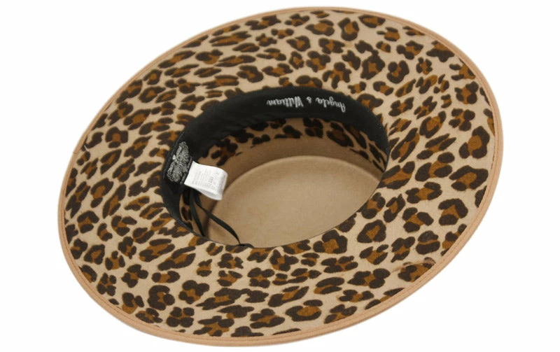 Epoch Fashion Accessory Fedora Leopard Wide Brim 4 Epoch Fashion Accessory Fedora Leopard Wide Brim