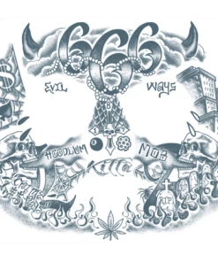 Tinsley Transfers Hoodlum Tattoos & Tattoo Effects