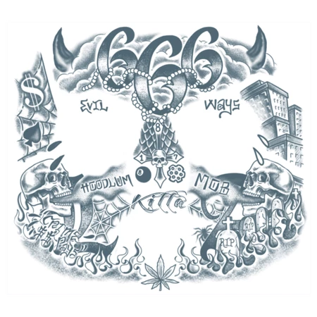 Tinsley Transfers Hoodlum Tattoos & Tattoo Effects 3 Tinsley Transfers Hoodlum Tattoos & Tattoo Effects