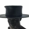 KBW Global Corp Western Black Pleather Hat Western Hats