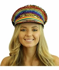KBW Global Corp Sequin Hats Rhinestone Fisherman Hat