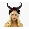 KBW Global Corp Horns & Antlers Headband Horns & Roses