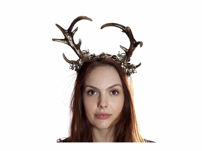 KBW Global Corp Horns & Antlers Headband Antler Gold 3 KBW Global Corp Horns & Antlers Headband Antler Gold