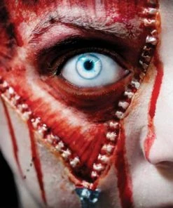 Tinsley Transfers Prosthetics Zipper Face