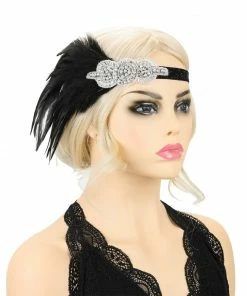 Ceci Jewelry, Inc. Decades Flapper Headband Black Or White