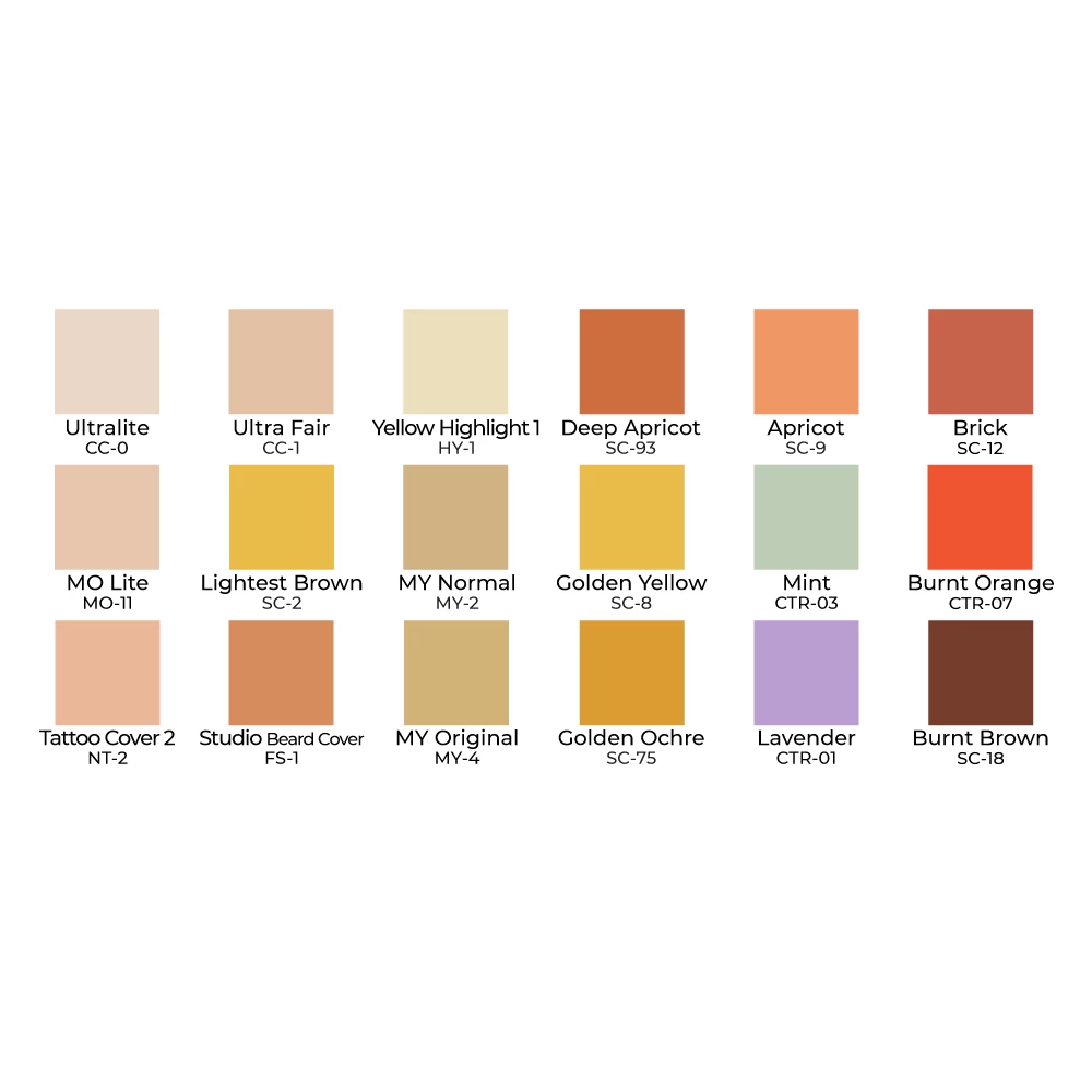 Ben Nye Concealer + Adjuster Palette 6 Ben Nye Concealer + Adjuster Palette