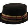 Epoch Fashion Accessory Fedoras, Homburgs & Pork Pies Pork Pie Wool Felt Black