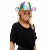 KBW Global Corp Hat Western Neon Rainbow