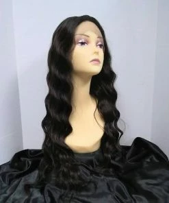 West Bay Nixie Long Waves Lace Front Wig Black