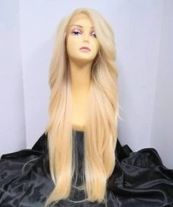West Bay Prudence Extra Long Layered Lace Front Wig Black