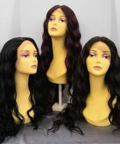 West Bay Nixie Long Waves Lace Front Wig Black