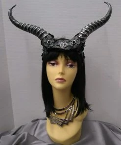 KBW Global Corp Horns & Antlers Vintage Style Horned Headdress
