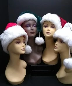 Halco Plush Fur Santa Hat